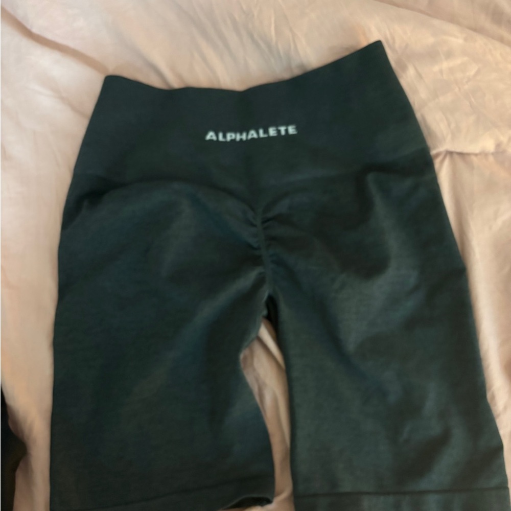 Alphalete Charcoal High-Waisted Shorts